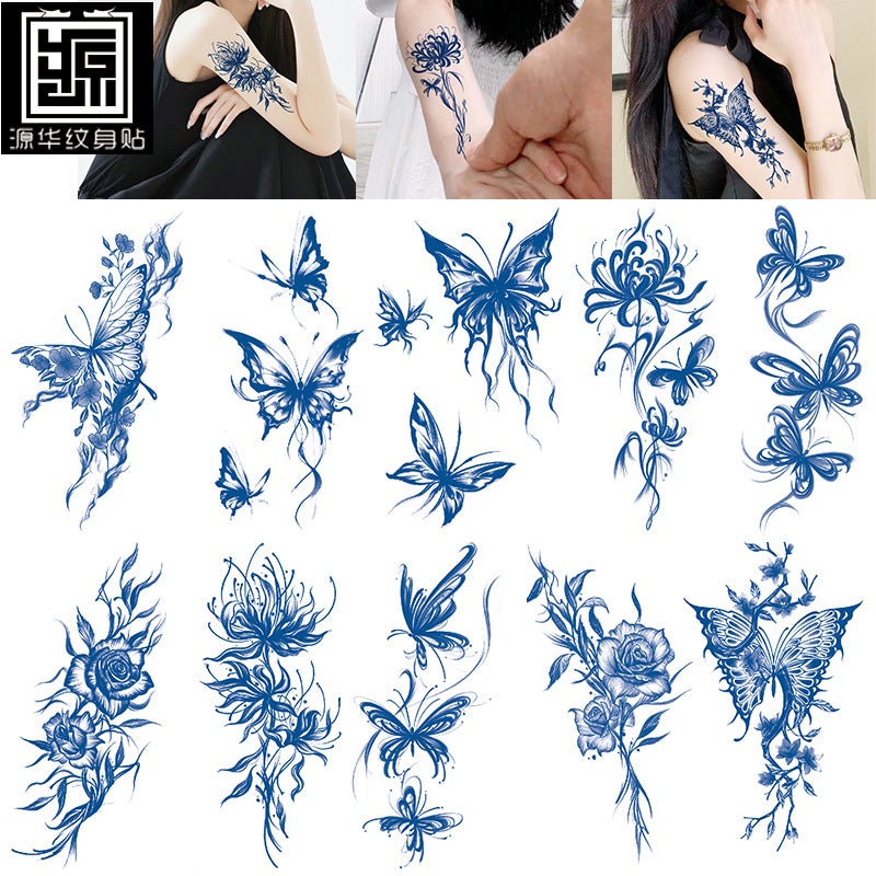 Juice Tattoo Stickers Online Celebrity Tattoo Stickers Last 15 Days Herbal Semi-Permanent Tattoo Stickers - Image 2