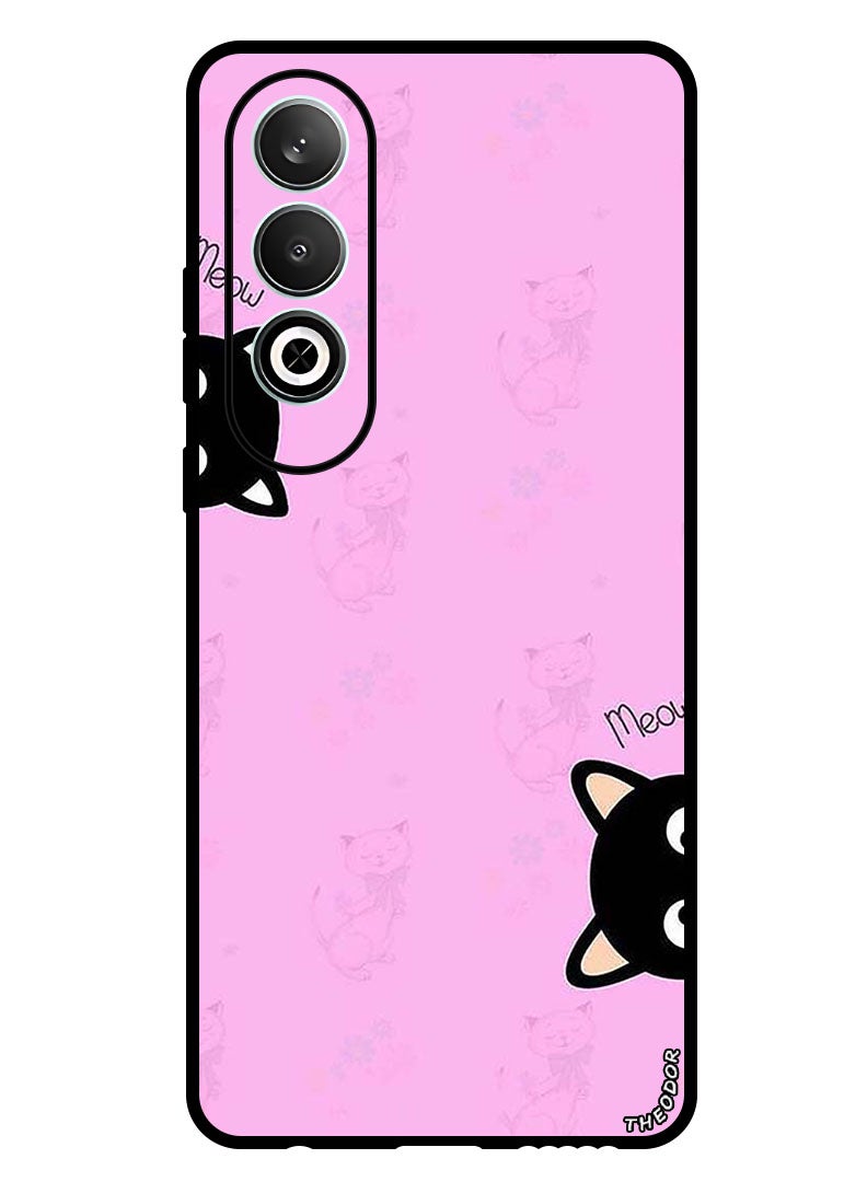 Theodor Protective Case Anti Scratch Shock Proof Bumper Cover For OnePlus Nord CE 4 Meow Meow - Image 1