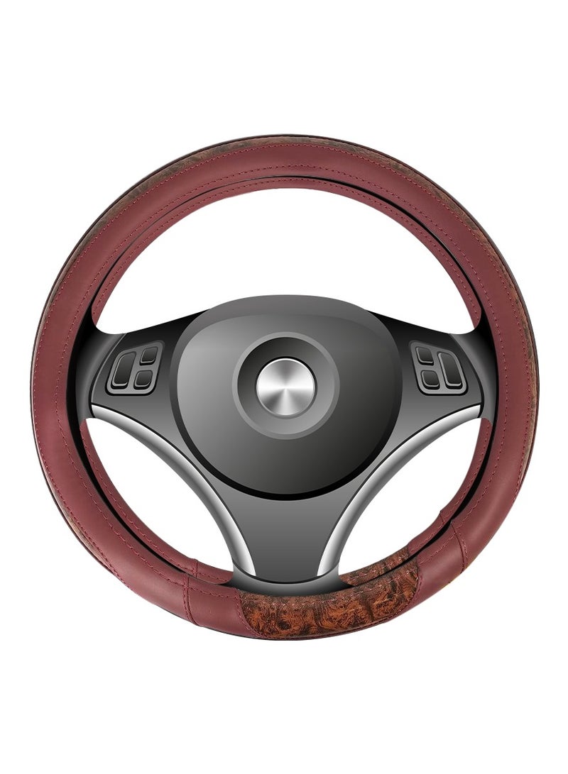 3XR Car Steering Cover Good Grip Dual Tone Steering Wheel Cover Decoration For Universal Cars 3XR-H3144 - Image 3