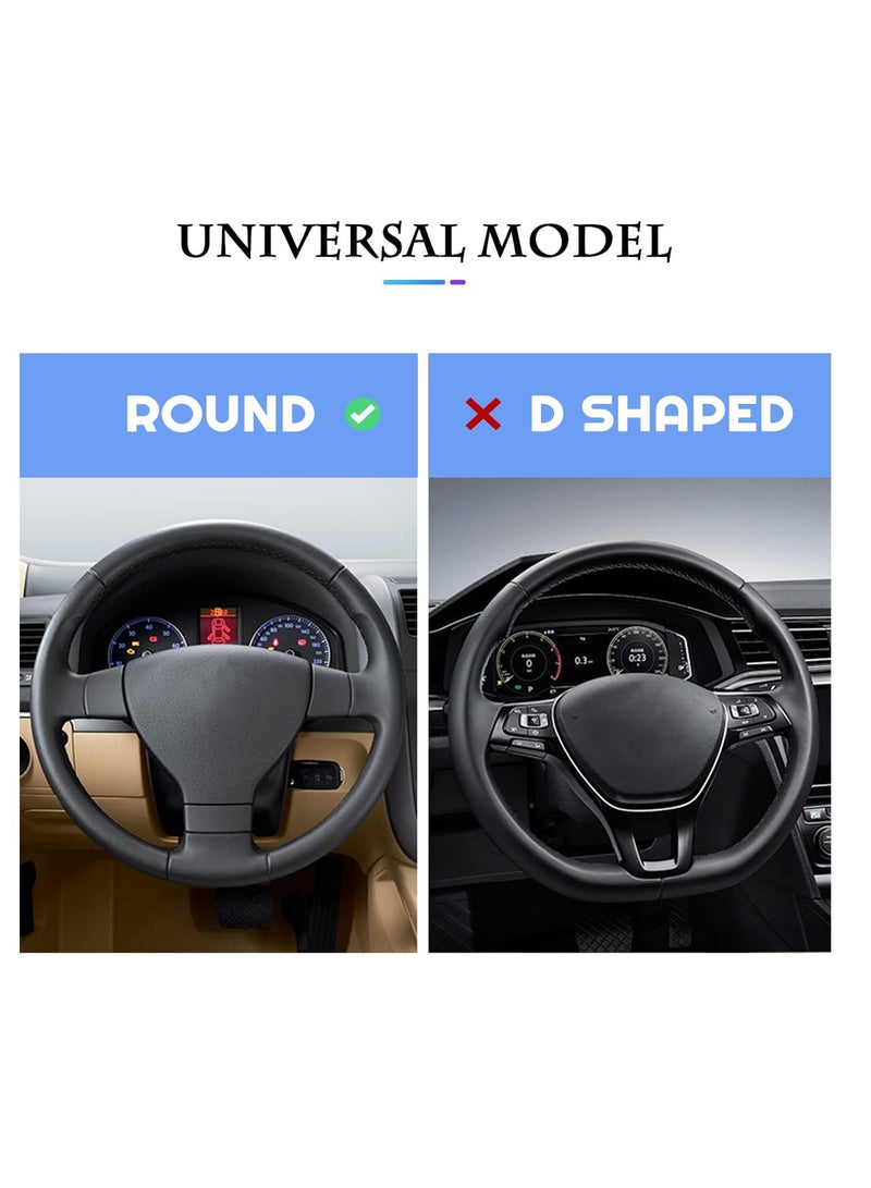 3XR Car Steering Cover Good Grip Dual Tone Steering Wheel Cover Decoration For Universal Cars 3XR-H3144 - Image 5