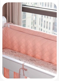 MIXDE Comfortable Soft Baby Cot Wrap Padded Crib Fence Cover Liner Protector Anti-Collision Strip Cushion 360×30cm  - Image 1