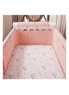 MIXDE Comfortable Soft Baby Cot Wrap Padded Crib Fence Cover Liner Protector Anti-Collision Strip Cushion 360×30cm  - Image 2