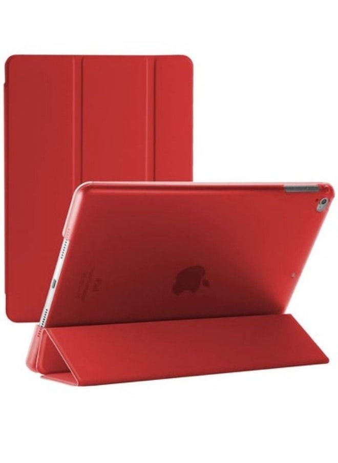 ACLIX Apple Ipad 9.7 Inch Slim folio Stand for iPad Air 2 Case Smart A1566 A1567 PVC Smart Auto-Sleep Protective Cover for iPad Air 2 Cover (Red)  - Image 2