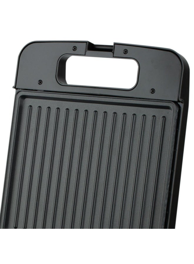 Tradeo 1400W Electric Sandwich Maker & Grill with Non-Stick Floating Plates and Cool Touch Handle, Black - Image 4