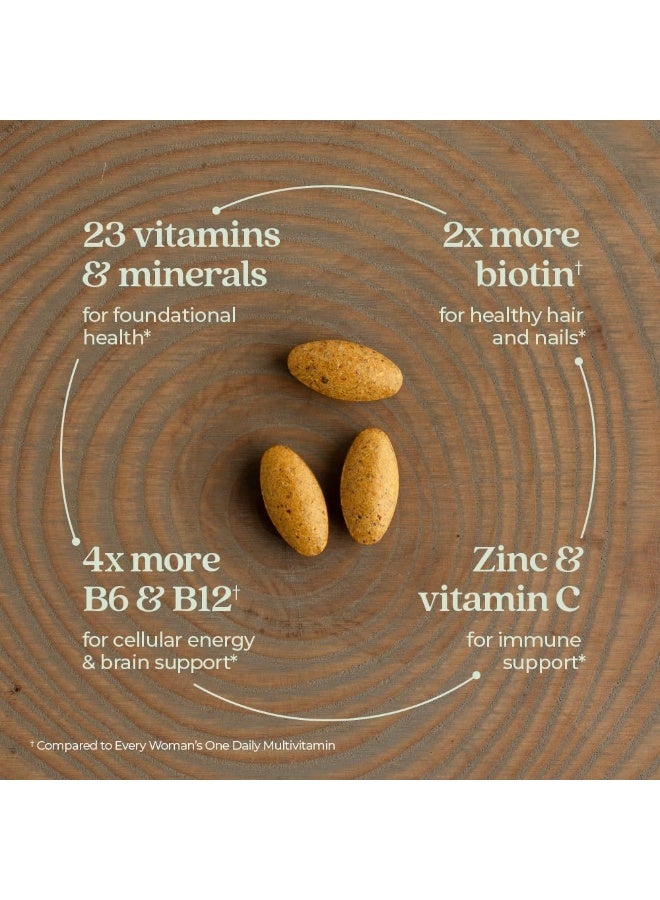 New Chapter Women'S Multivitamin Every Woman Ii 40+ Fermented With Probiotics B D3 Organic Non Gmo Ingredients, White, Berry, 96 Count - Image 4