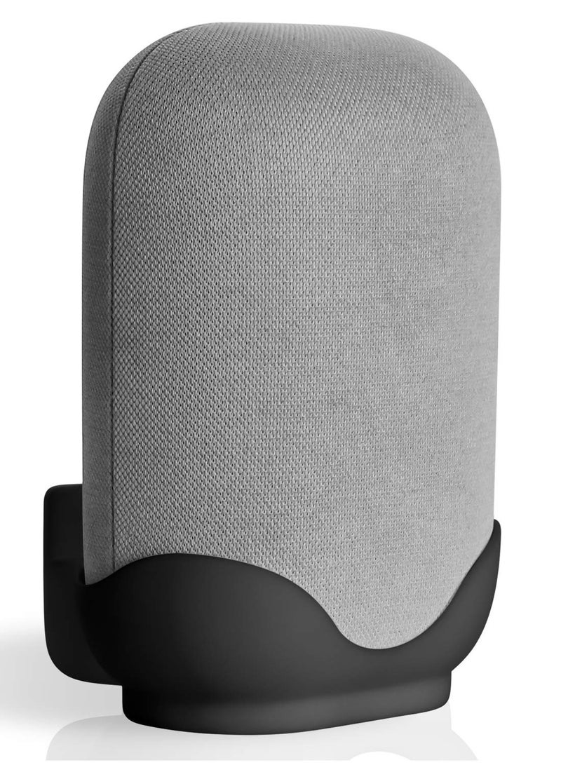 SYOSI 1 Pack White Outlet Nest Audio Wall Mount Holder Stand for Google Nest Audio Speaker,Space Saving & Stable Nest Audio Bracket Shelf in-Built Cable Management System, Easy Fast to Install - Image 1