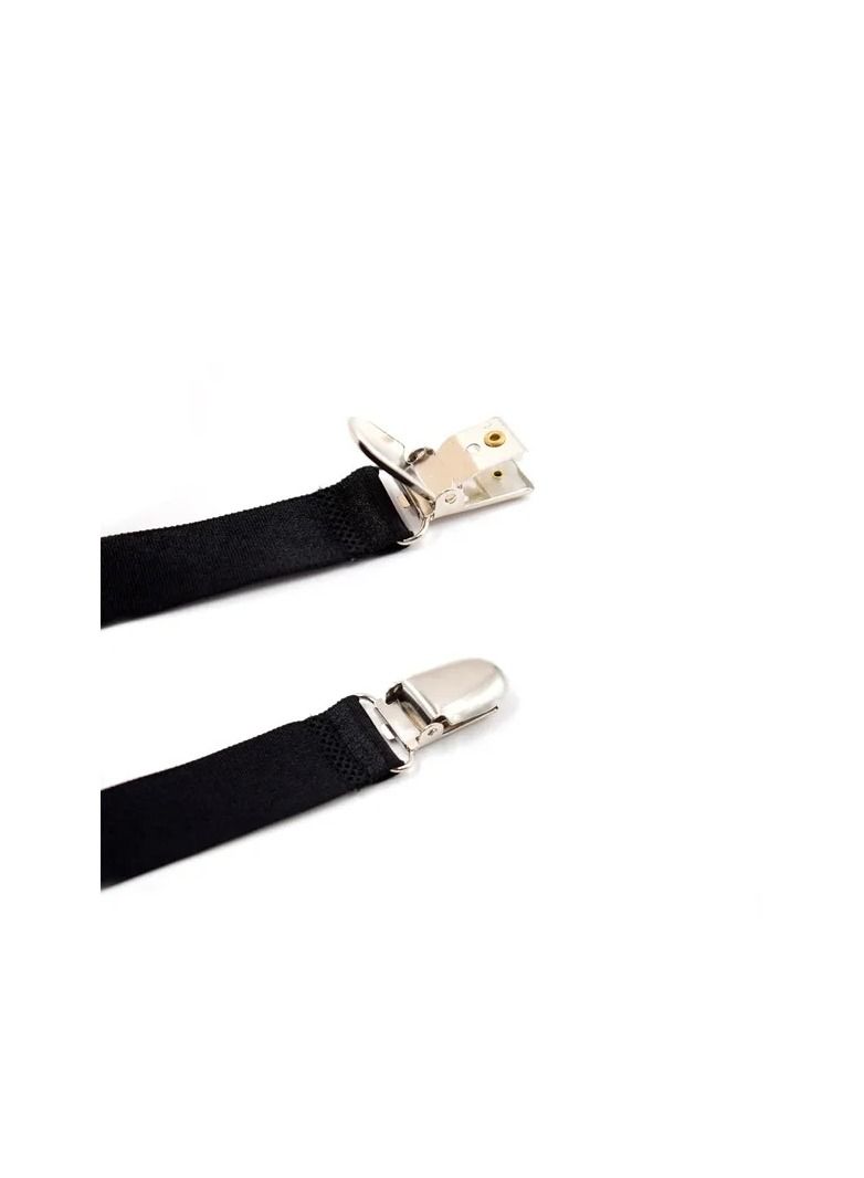 1-Pair Men Shirt Stays Belt Non-slip Locking Clips,Keep Shirt Neating Tucked Leg Thigh Suspender Garters Strap,Adjustable Locking Clamps - Image 5