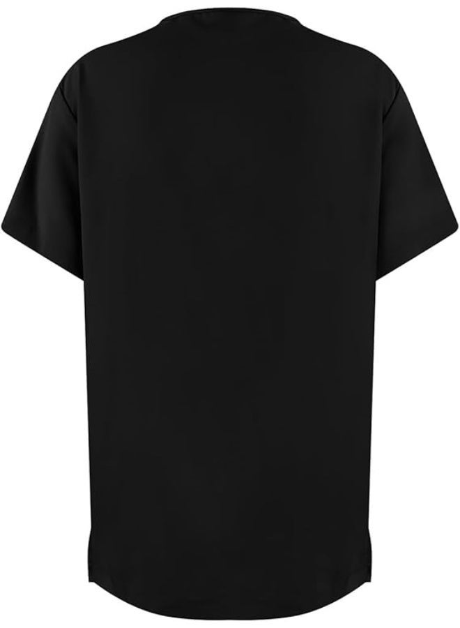 Bukela Scrubs for Set Stretch V-Neck Scrub Tops & Cargo Pant Quick Drying Solid Medical Nurse Uniform with Pockets - Image 3