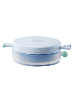 Babycare Babycare - Baby Pudizzy Water Heating Cooling Plate Set - Mawson Blue Baby heating cooling plate, Baby food temperature plate, Infant heating plate, Baby feeding set, Water heating plate, Cooling plate for babies, Temperature-controlled baby plate, Mawson Blue baby plate, Safe feeding accessory, Thermal baby plate, Baby plate for food warming, Adjustable baby plate, Infant cooling plate, Breathable temperature plate, Baby food plate set – Mawson Blue  - Image 1