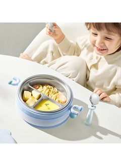 Babycare Babycare - Baby Pudizzy Water Heating Cooling Plate Set - Mawson Blue Baby heating cooling plate, Baby food temperature plate, Infant heating plate, Baby feeding set, Water heating plate, Cooling plate for babies, Temperature-controlled baby plate, Mawson Blue baby plate, Safe feeding accessory, Thermal baby plate, Baby plate for food warming, Adjustable baby plate, Infant cooling plate, Breathable temperature plate, Baby food plate set – Mawson Blue  - Image 4