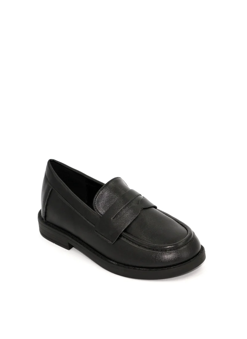 جيومني Boys School Shoes – Durable Black Formal Uniform Footwear for Kids | Anti-Slip Sole, Cushioned Insole, Easy Closure | Ideal for Daily Use & School Activities