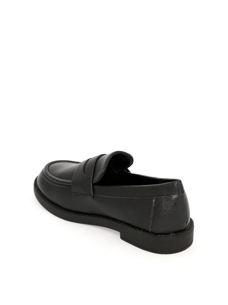 جيومني أحذية مدرسية للأولاد - أحذية رسمية متينة سوداء اللون للأطفال | نعل داخلي مبطن، سهل الغلق | مثالية للاستخدام اليومي والأنشطة المدرسية