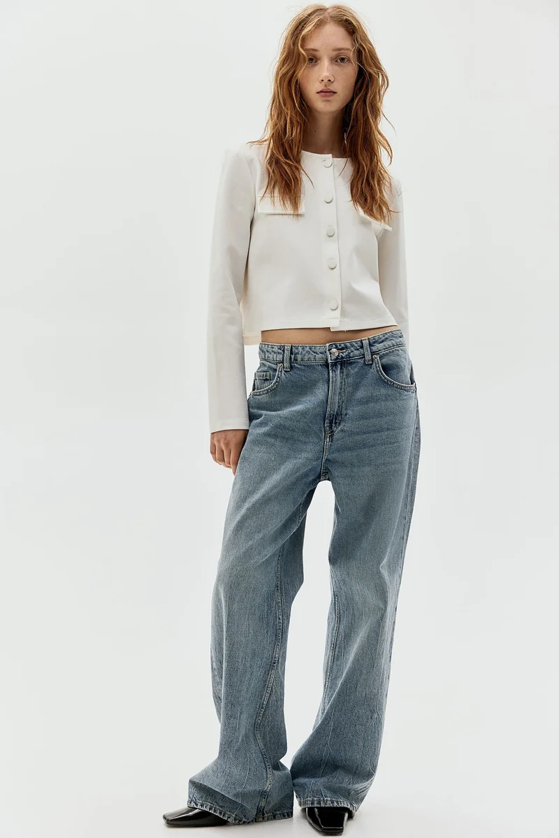 H&M Pocket-Detail Jersey Cardigan