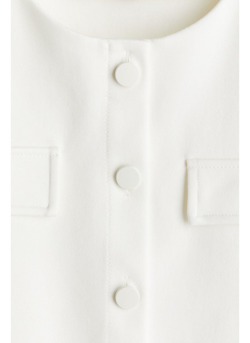 H&M Pocket-Detail Jersey Cardigan  - Image 5