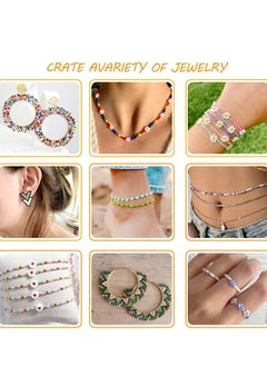 Mountain Gems Craft Beads Assorted Kit with Organizer Box for DIY Jewelry Making  - Image 4