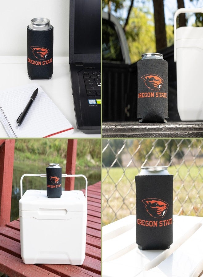 ديزرت كاكتوس حافظة علب مشروبات من جامعة ولاية أوريغون، بتصميم صبار الصحراء، من إنتاج شركة بيفرز، عبوة واحدة من الفوم، حامل علب سعة 12 أونصة، أحادي الجانب (التصميم أ). - Image 5