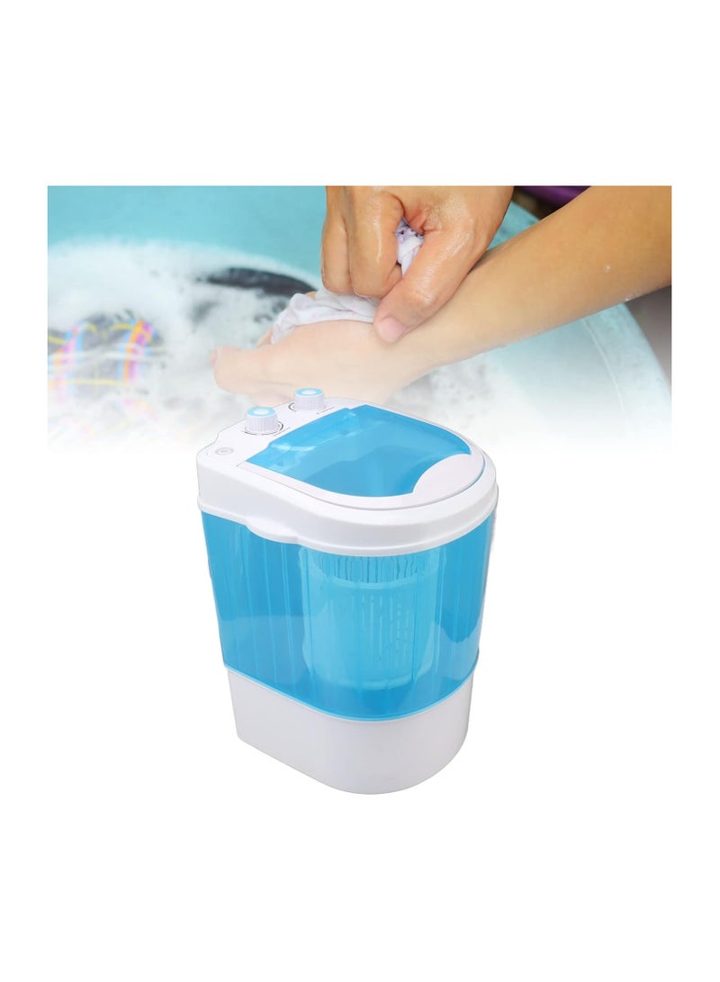 Mini Portable Washing Machine with Spin Dryer | 4.5kg Capacity, 300W 2-in-1 Automatic Wash & Rinse Cycle | Compact Laundry Machine for Camper Vans, Apartments, Dorms, and Travel  - Image 2