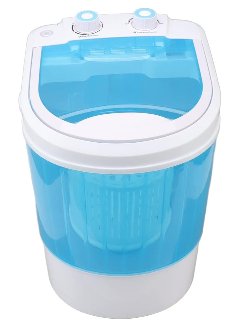 Mini Portable Washing Machine with Spin Dryer | 4.5kg Capacity, 300W 2-in-1 Automatic Wash & Rinse Cycle | Compact Laundry Machine for Camper Vans, Apartments, Dorms, and Travel  - Image 3