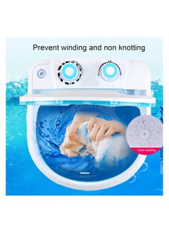 Mini Portable Washing Machine with Spin Dryer | 4.5kg Capacity, 300W 2-in-1 Automatic Wash & Rinse Cycle | Compact Laundry Machine for Camper Vans, Apartments, Dorms, and Travel - pzsku/ZF91E7FACB12AAD79929EZ/45/_/1731518884/a45caf06-5632-41c7-b3bf-a27c476aaff1