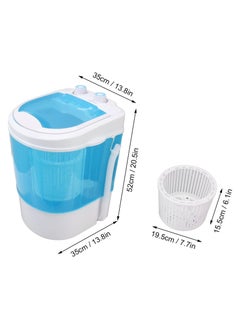 Mini Portable Washing Machine with Spin Dryer | 4.5kg Capacity, 300W 2-in-1 Automatic Wash & Rinse Cycle | Compact Laundry Machine for Camper Vans, Apartments, Dorms, and Travel - pzsku/ZF91E7FACB12AAD79929EZ/45/_/1731518924/e44f3012-da3f-4477-9732-18557dbd8cdb