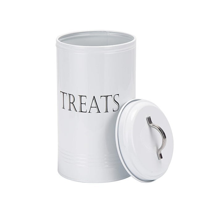 TREAT JAR WITH LID COOKIES TREAT CONTAINER COUNTER TOP CANISTER DECORATIVE STORAGE CONTAINER FOR FARMHOUSE KITCHEN