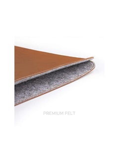 Comfyable Laptop Sleeve 14 Inch Bag Compatible With Macbook Pro M1 14 Inch 2021 A2442 & Old Versioned 13-13.3 Inch Macbook Pro/Macbook Air, Faux Leather Cover Bag, Brown  - Image 4