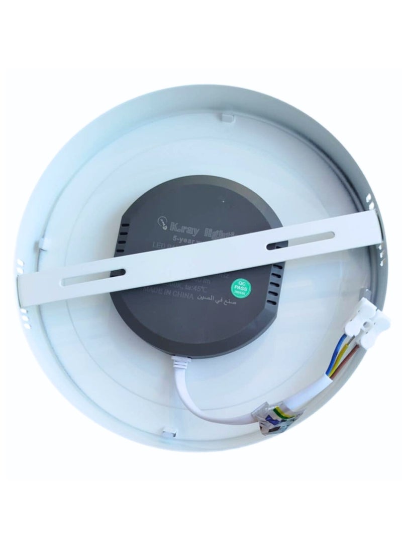 Kray 30W Round Surface LED Panel Light for Ceiling, Highly Efficient 6500K Super Bright and Durable Indoor & Outdoor Lighting. - Image 4