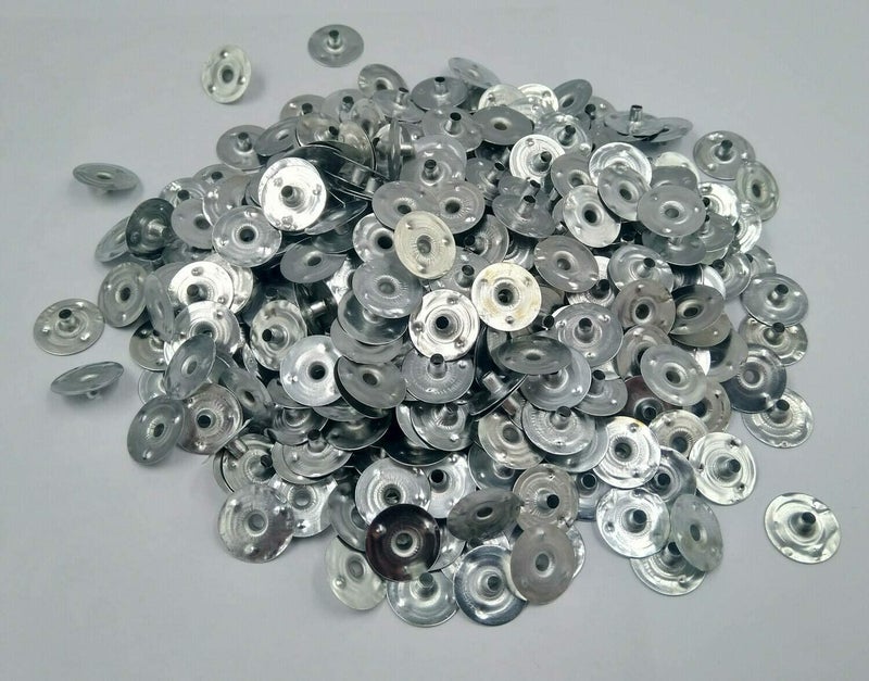 VO design Decor Art Candle Wick Sustainers | Tabs for Candle Making | Base DIY Steel Holder 4 mm Diameter - 100 Pcs - Image 4