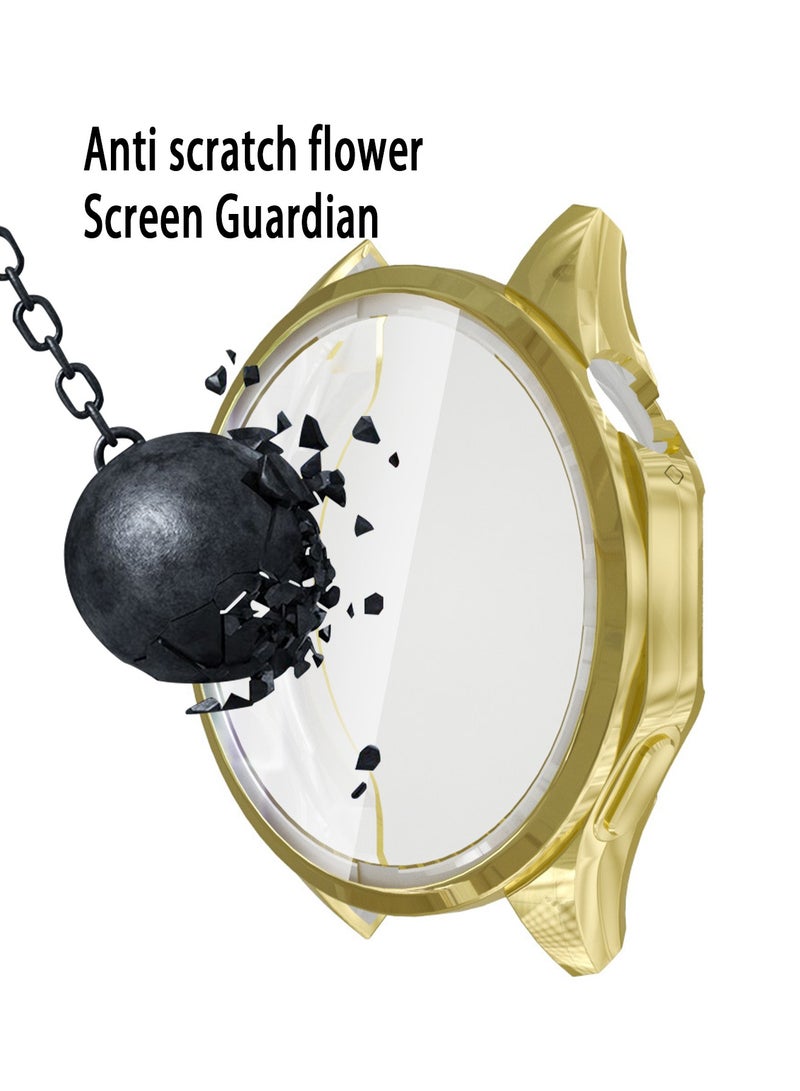 إكس ليفيل حافظة مع واقي شاشة من الزجاج المقوى متوافق مع ساعة هواوي GT4 مقاس 46 ملم - Image 4