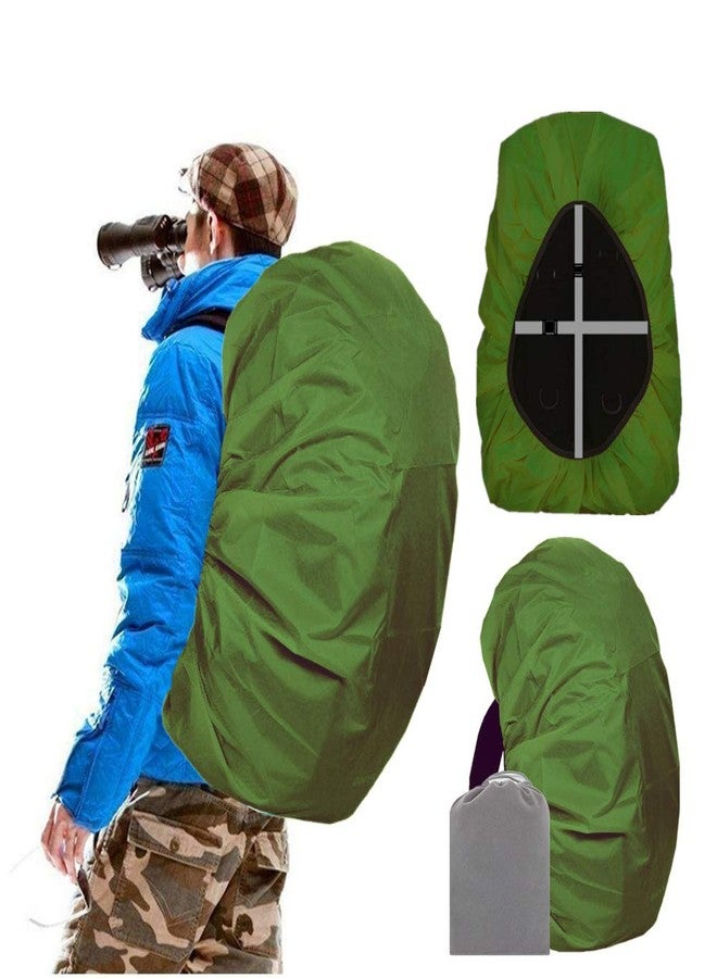 Joy Walker Waterproof Backpack Rain Cover for (15-90L), Upgraded Anti-slip Cross Buckle Straps, Triple Strengthened Layers for Hiking Camping Traveling Cycling (Military Green, M) - Image 1