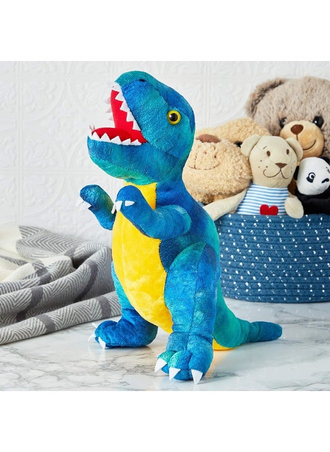 Blue Panda - Soft T-Rex Themed Stuffed Animal, Comfort Plush Toys For Gifts, Collectibles, 10 Inches - Image 1