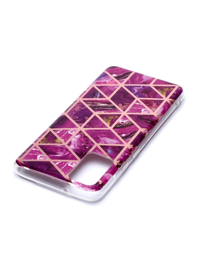 Zaboon Case For Galaxy S20+ Plating Marble Pattern Soft TPU Protective Case - Image 4