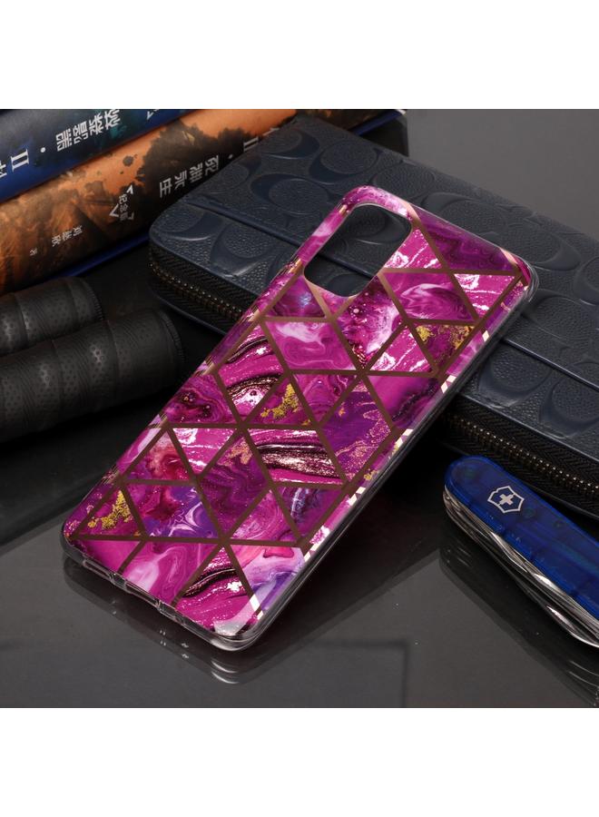 Zaboon Case For Galaxy S20+ Plating Marble Pattern Soft TPU Protective Case - Image 5