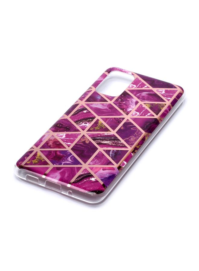 Zaboon Case For Galaxy S20+ Plating Marble Pattern Soft TPU Protective Case - Image 3