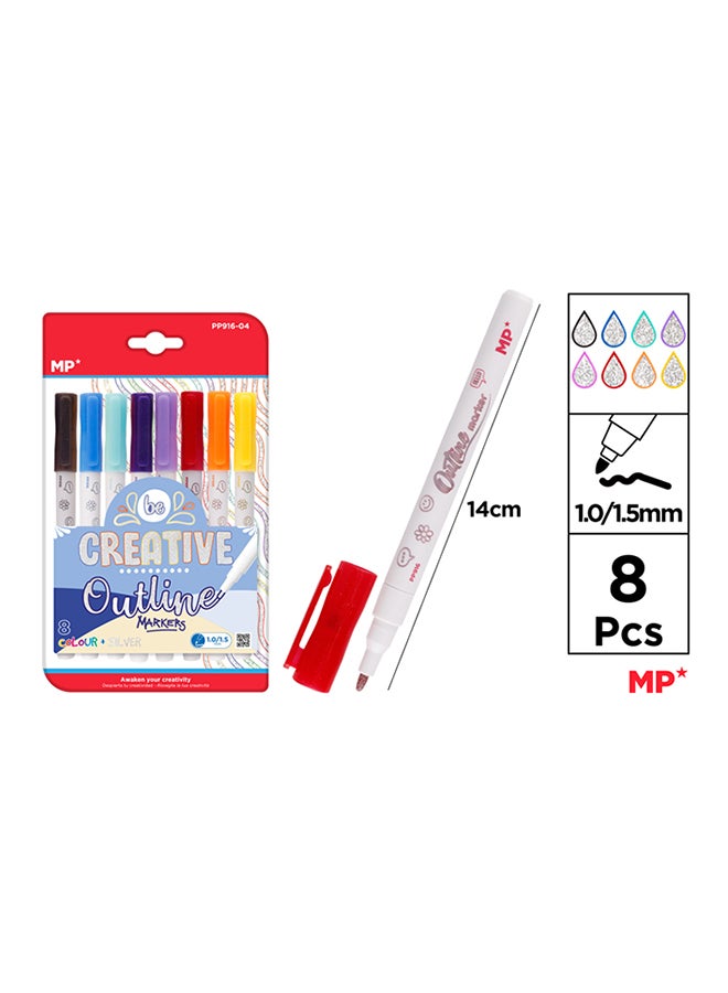 MP Markers 8 pcs multicolor