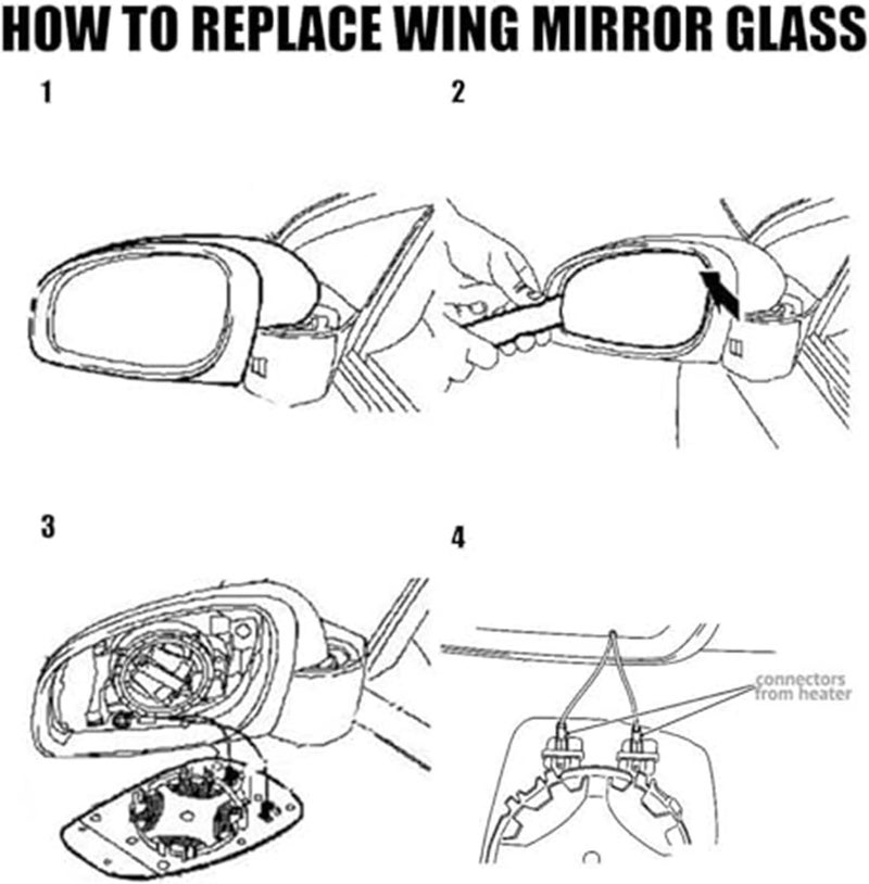 Wivplex Heated Side Mirror Glass for Audi Models - Image 3