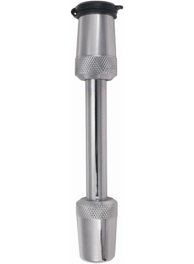 Trimax TH4 5/8" x 4-3/8" Diameter Premium Keyed Receiver Lock, Silver