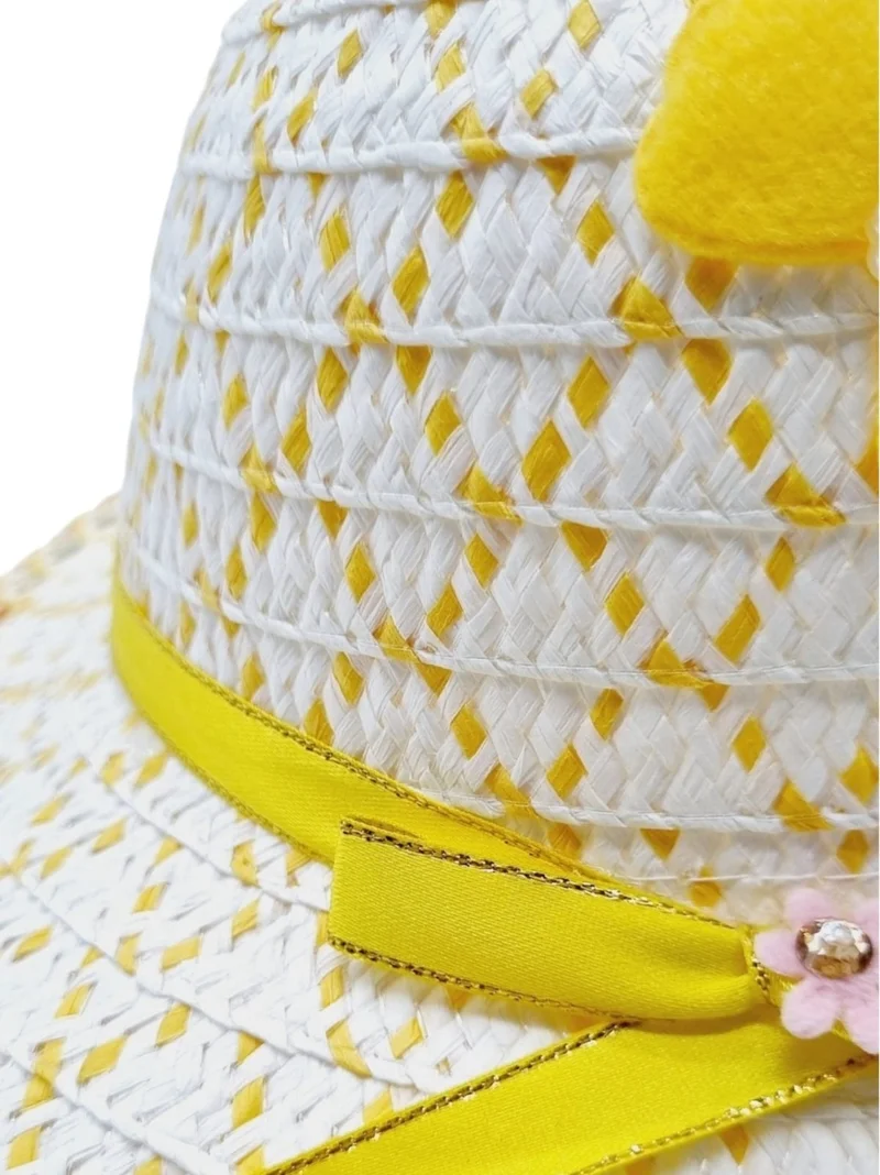 تيزجيلسين Girl 4-6 Years Summer Straw Hat