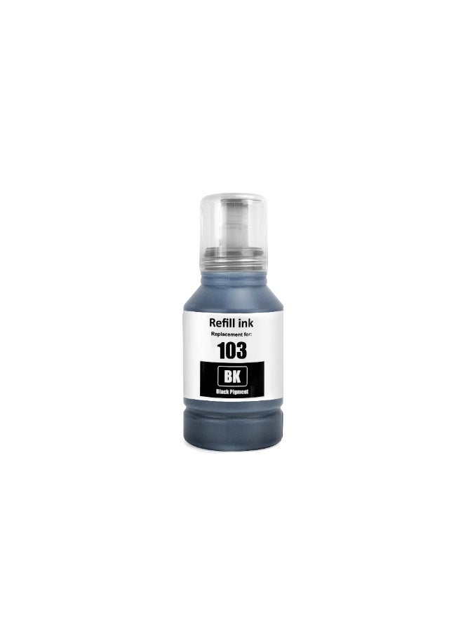 NexNova® Ink Set 103 for EcoTank 127ml for Black 70ml for each Cyan Magenta Yellow for EPSON Combo Set 4-Pack for L3252 L1110‎ L3110 L3111 L3150 L3151‎ L3156 L3160 L5190‎ - Image 2