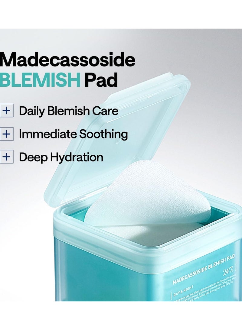 MEDIHEAL Madecassoside Cotton Facial Pads - Toner Pads with Centella Asiatica to Improve Uneven Skin Tone - Vegan Face Gauze Pads, 100 Pads - Image 3