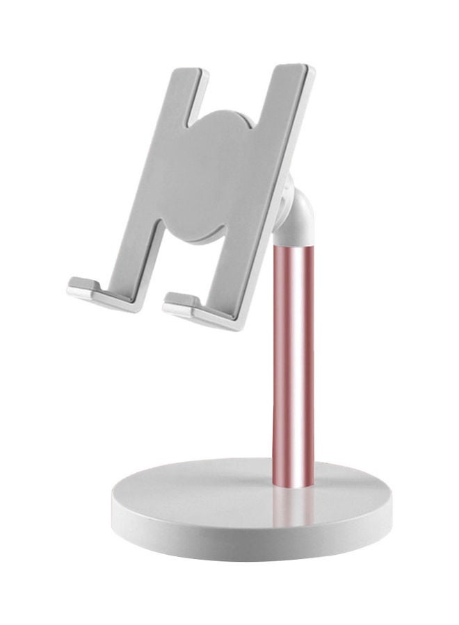 NIBEMINENT Aluminum Alloy Phone Stand for Desk / Bed Smaller than 10 Inch Pink  - Image 1