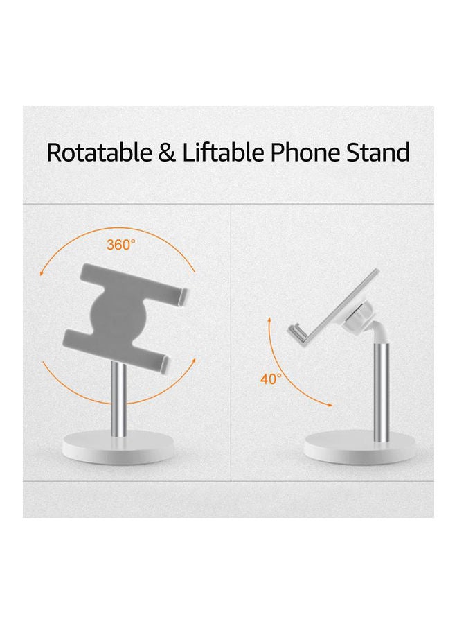 NIBEMINENT Aluminum Alloy Phone Stand for Desk / Bed Smaller than 10 Inch Pink  - Image 5