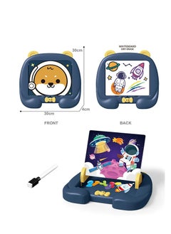 Generic 3-in-1 Magnetic Whiteboard Set with 15 pcs Accessories, Space Draw & Learn! Artist & Creative Kids  - Image 2