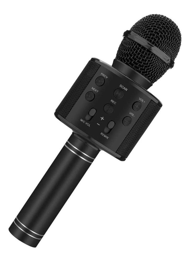 Bluetooth Karaoke Microphone Wireless Portable Singing Microphone for Kids Adults Karaoke Machine for Kids Toys Birthday Gifts Ideas for 3 4 5 6 7 8 9 10 11 12 Year Old - Image 1