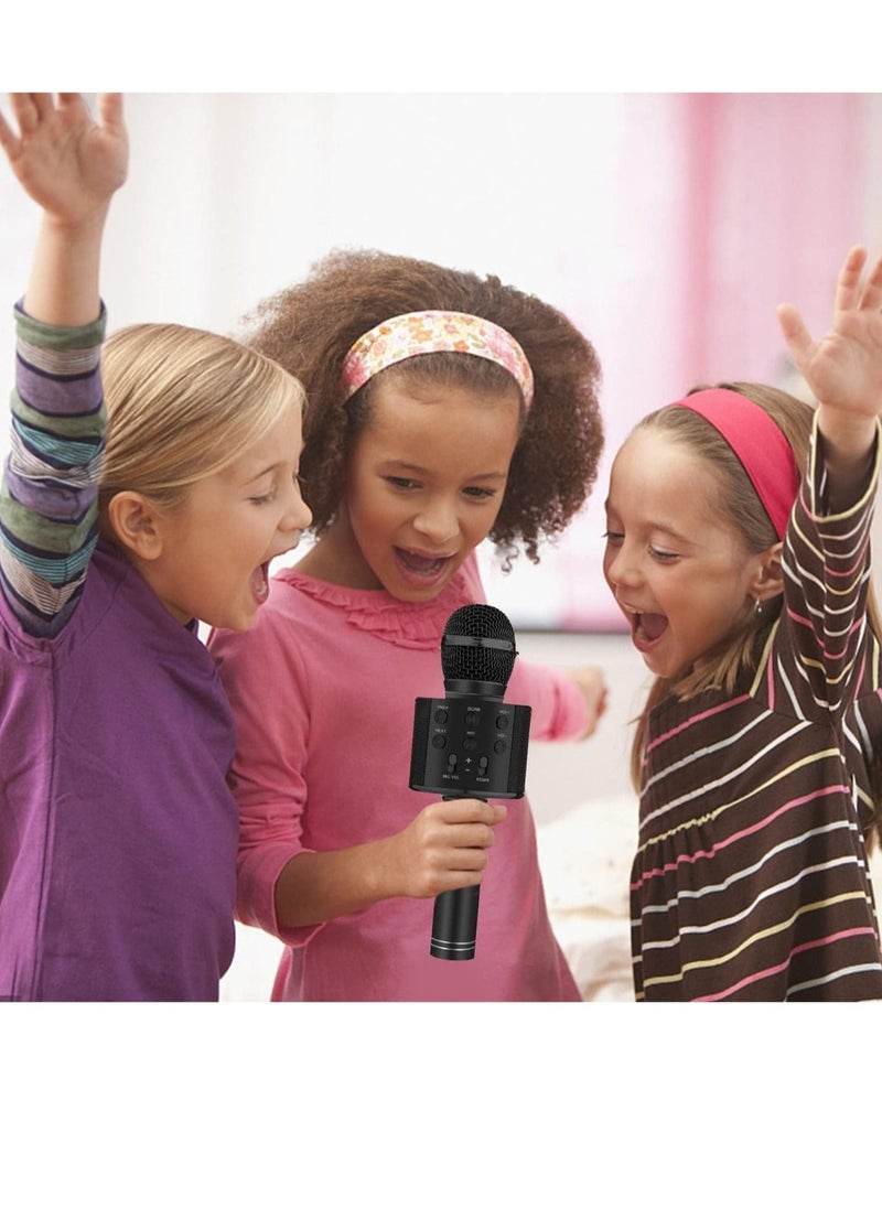 Bluetooth Karaoke Microphone Wireless Portable Singing Microphone for Kids Adults Karaoke Machine for Kids Toys Birthday Gifts Ideas for 3 4 5 6 7 8 9 10 11 12 Year Old - Image 2