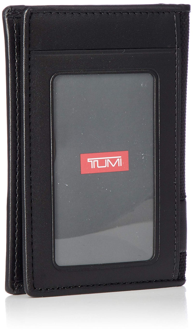 Tumi 01192274 ALPHA SLG Multi-Window Card Case Official Genuine Product, Black, One Size - Image 3