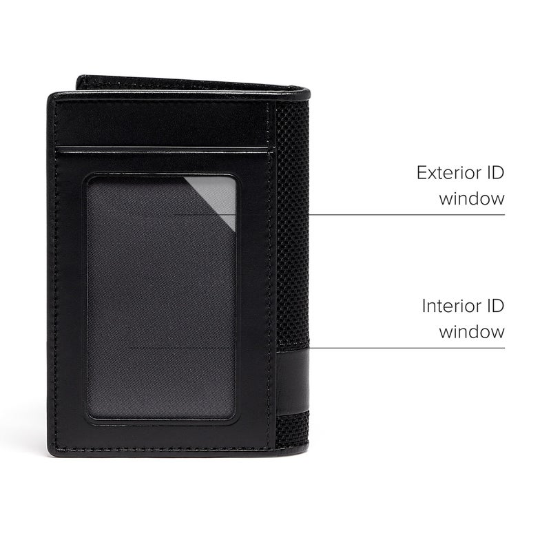 Tumi 01192274 ALPHA SLG Multi-Window Card Case Official Genuine Product, Black, One Size - Image 5