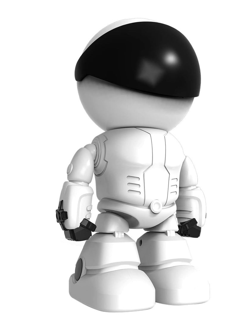 كاميرا أمان منزلية لاسلكية 1080P، كاميرا روبوت IP كاميرا مراقبة WiFi لمراقبة الأطفال/الحيوانات الأليفة تدعم رؤية 360˚، صوتين، تتبع الحركة، تطبيق Yoosee للوصول عن بُعد، بيضاء - Image 1