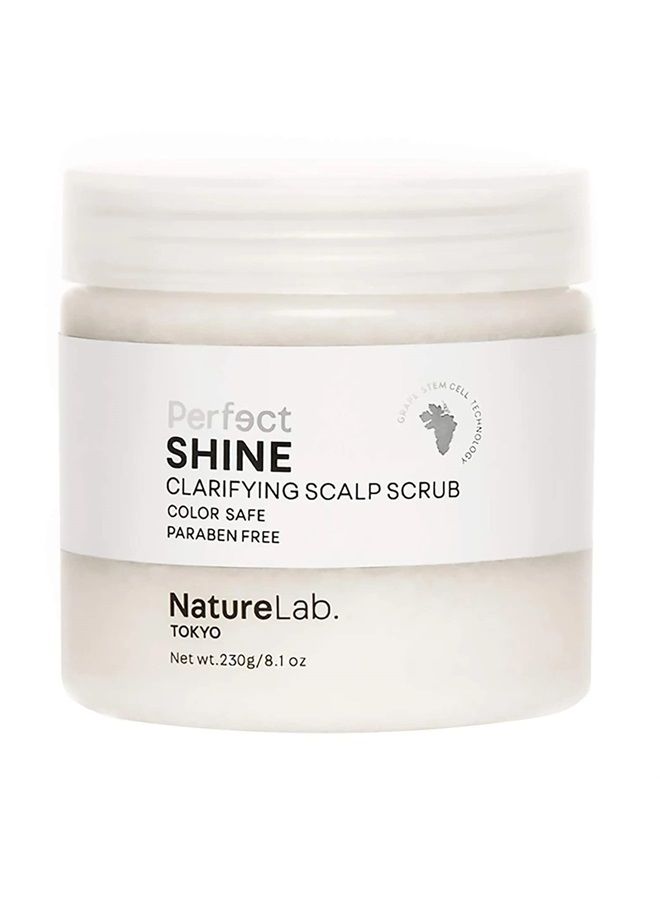 Perfect Shine Clarifying Scalp Scrub: 2-in-1 Shampoo and Scalp Scrub Hair Treatment to Clarify and Remove Product Buildup for Immense Shine I 8.1 OZ / 230G