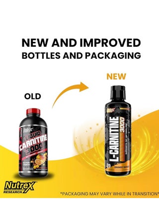 Nutrex Research L-Carnitine 3000 Liquid Orange Mango 465 ml - view 3
